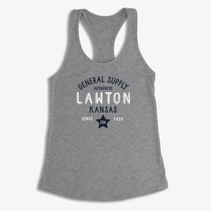 Lawton Kansas General Supply Women's Racerback Tank