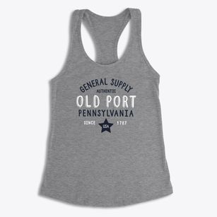 Old Port Pennsylvania General Supply Women's Racerback Tank