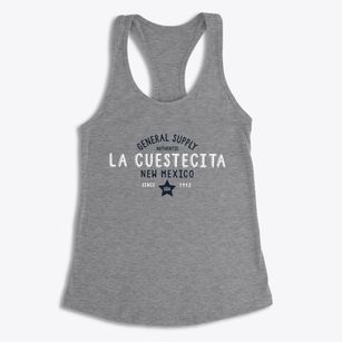 La Cuestecita New Mexico General Supply Women's Racerback Tank