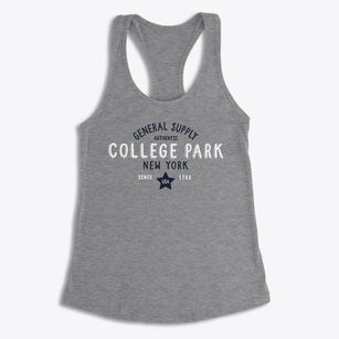 College Park New York General Supply Women's Racerback Tank