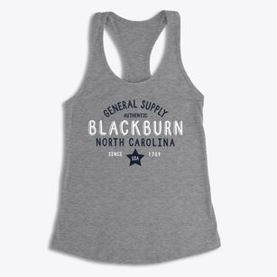 Blackburn North Carolina General Supply Women's Racerback Tank