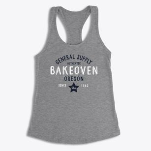 Bakeoven Oregon General Supply Women's Racerback Tank