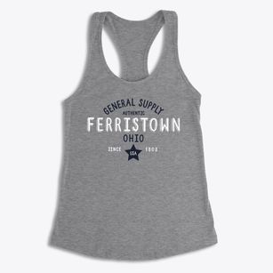 Ferristown Ohio General Supply Women's Racerback Tank
