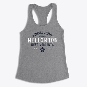 Willowton West Virginia General Supply Women's Racerback Tank