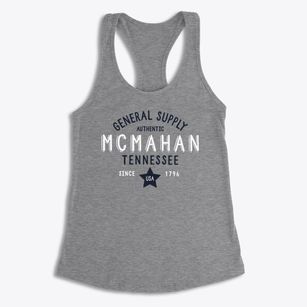 Mcmahan Tennessee General Supply Women's Racerback Tank