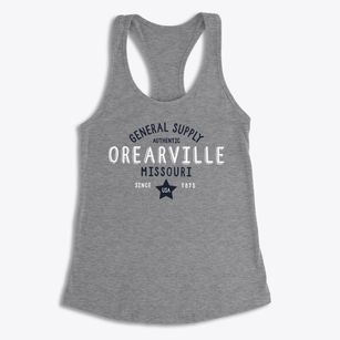 Orearville Missouri General Supply Women's Racerback Tank