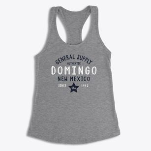 Domingo New Mexico General Supply Women's Racerback Tank