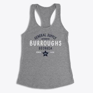 Burroughs Georgia General Supply Women's Racerback Tank