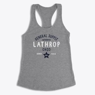 Lathrop Ohio General Supply Women's Racerback Tank