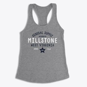 Millstone West Virginia General Supply Women's Racerback Tank