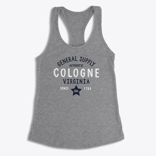Cologne Virginia General Supply Women's Racerback Tank