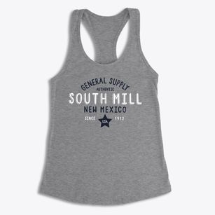 South Mill New Mexico General Supply Women's Racerback Tank