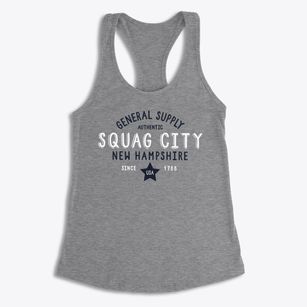 Squag City New Hampshire General Supply Women's Racerback Tank