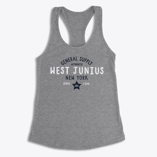West Junius New York General Supply Women's Racerback Tank