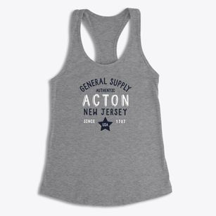 Acton New Jersey General Supply Women's Racerback Tank