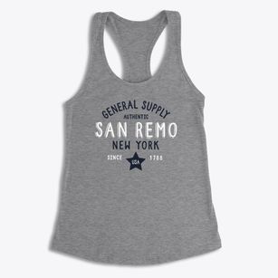 San Remo New York General Supply Women's Racerback Tank
