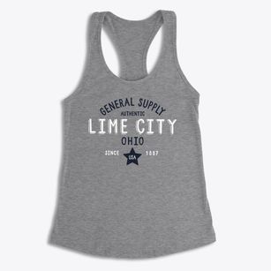 Lime City Ohio General Supply Women's Racerback Tank