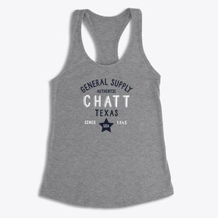 Chatt Texas General Supply Women's Racerback Tank
