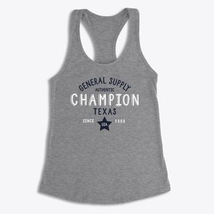 Champion Texas General Supply Women's Racerback Tank