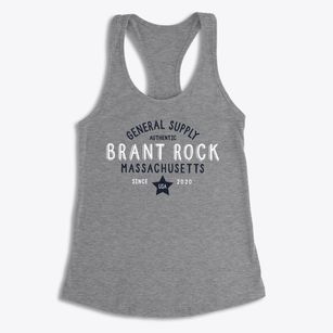 Brant Rock Massachusetts General Supply Women's Racerback Tank