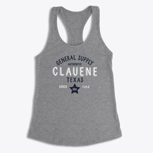 Clauene Texas General Supply Women's Racerback Tank