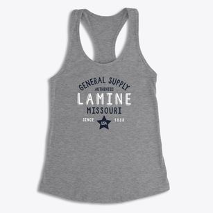 Lamine Missouri General Supply Women's Racerback Tank