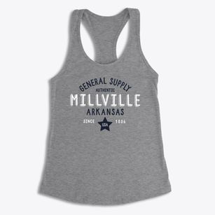 Millville Arkansas General Supply Women's Racerback Tank