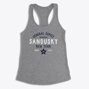 Sandusky New York General Supply Women's Racerback Tank