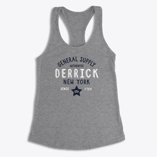 Derrick New York General Supply Women's Racerback Tank