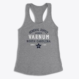 Varnum North Carolina General Supply Women's Racerback Tank