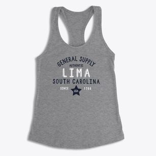 Lima South Carolina General Supply Women's Racerback Tank
