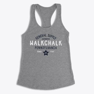 Walkchalk Pennsylvania General Supply Women's Racerback Tank