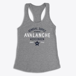 Avalanche Wisconsin General Supply Women's Racerback Tank