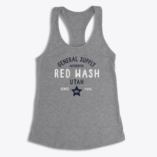 Red Wash Utah General Supply Women's Racerback Tank