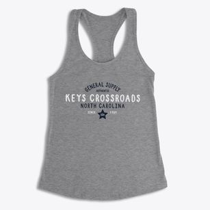 Keys Crossroads North Carolina General Supply Women's Racerback Tank