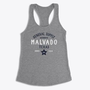 Malvado Texas General Supply Women's Racerback Tank