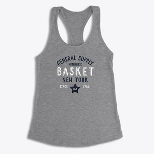 Basket New York General Supply Women's Racerback Tank