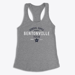 Bentonville Texas General Supply Women's Racerback Tank