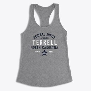 Terrell North Carolina General Supply Women's Racerback Tank