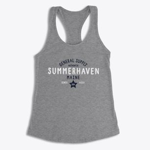 Summerhaven Maine General Supply Women's Racerback Tank