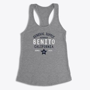 Benito California General Supply Women's Racerback Tank