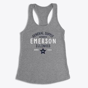 Emerson Illinois General Supply Women's Racerback Tank