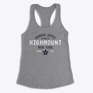 Highmount New York General Supply Women's Racerback Tank