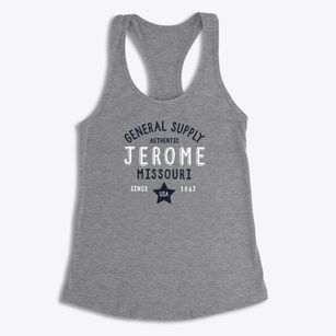 Jerome Missouri General Supply Women's Racerback Tank