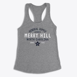 Merry Hill North Carolina General Supply Women's Racerback Tank