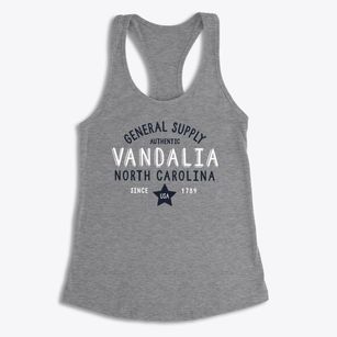 Vandalia North Carolina General Supply Women's Racerback Tank