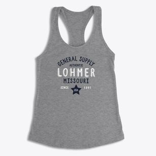 Lohmer Missouri General Supply Women's Racerback Tank