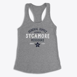 Sycamore Missouri General Supply Women's Racerback Tank