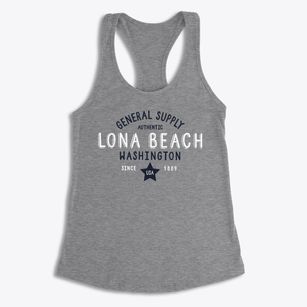 Lona Beach Washington General Supply Women's Racerback Tank