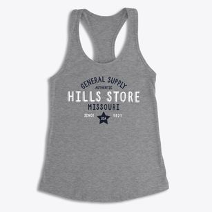 Hills Store Missouri General Supply Women's Racerback Tank